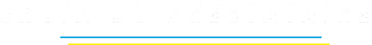 Choix du prestataire